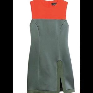RAG&BONE MINERAL GREEN LYON MINI DRESS SIZE 0